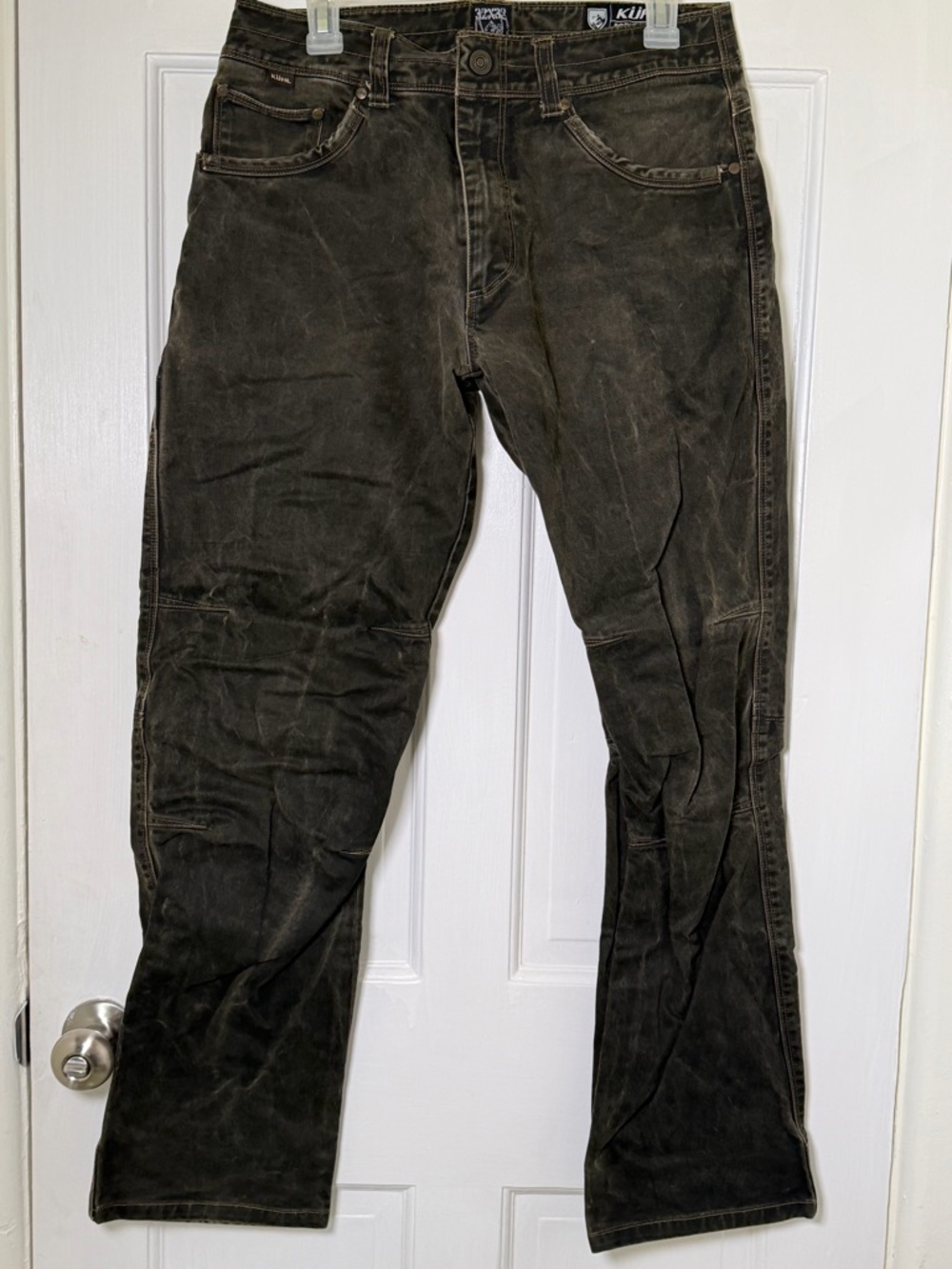 Kuhl Men's Dark Brown Corduroy Straight-Leg Pants